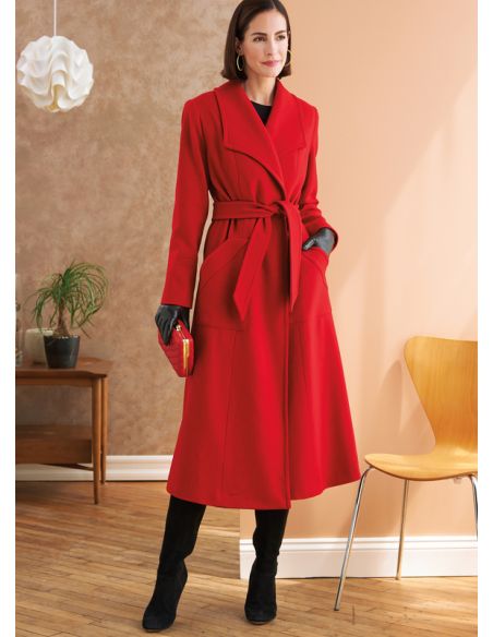 Patron Butterick 6720/XY- Vêtement de dessus et ceinture