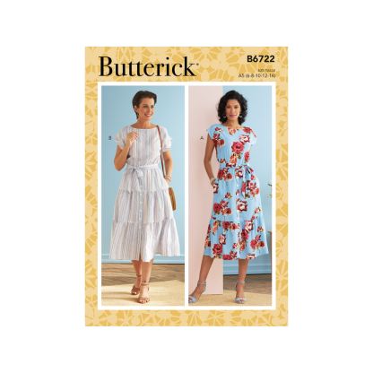Patron Butterick 6722/A5 - Robe