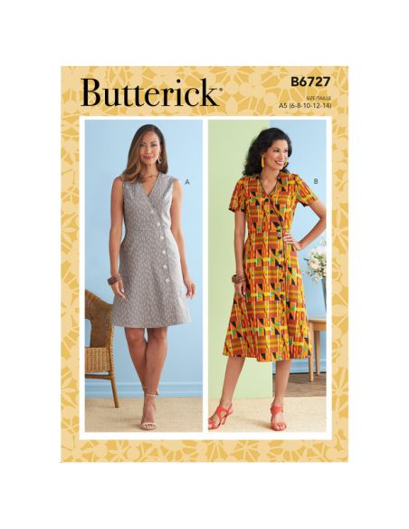 Patron Butterick 6727/A5 - Robe