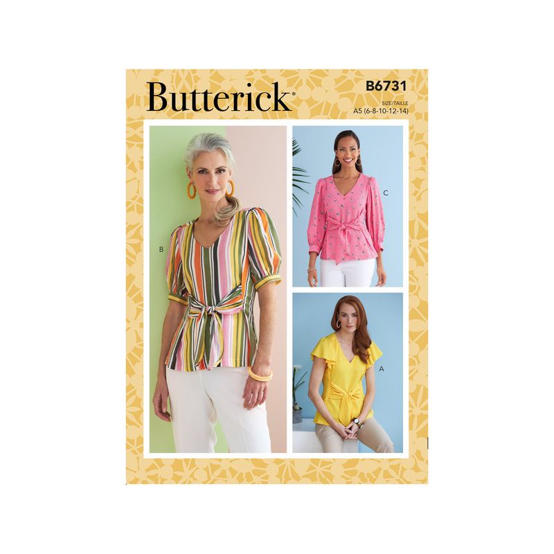 Patron Butterick 6731/A5 - Haut