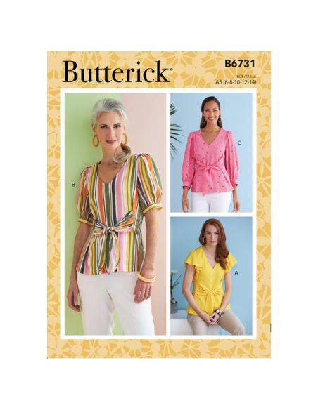 Patron Butterick 6731/A5 - Haut