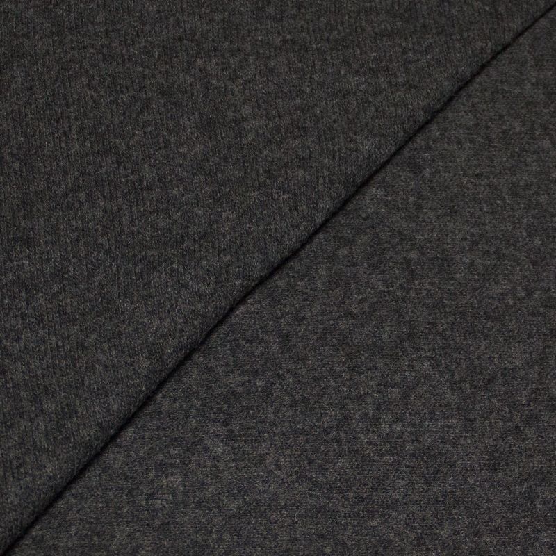Jersey de laine & acrylique - Anthracite