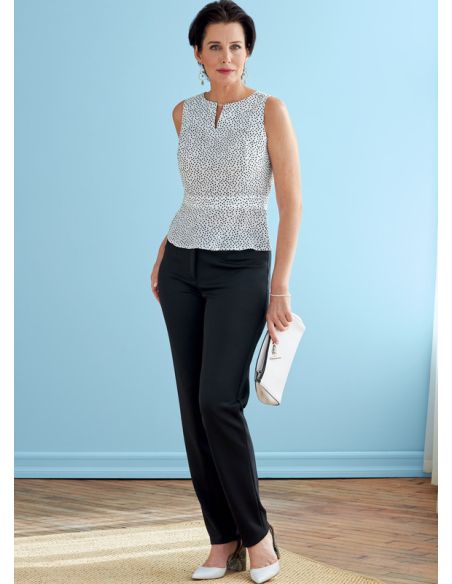 Patron Butterick 6738/A5 - Veste, robe, haut, jupe et pantalon