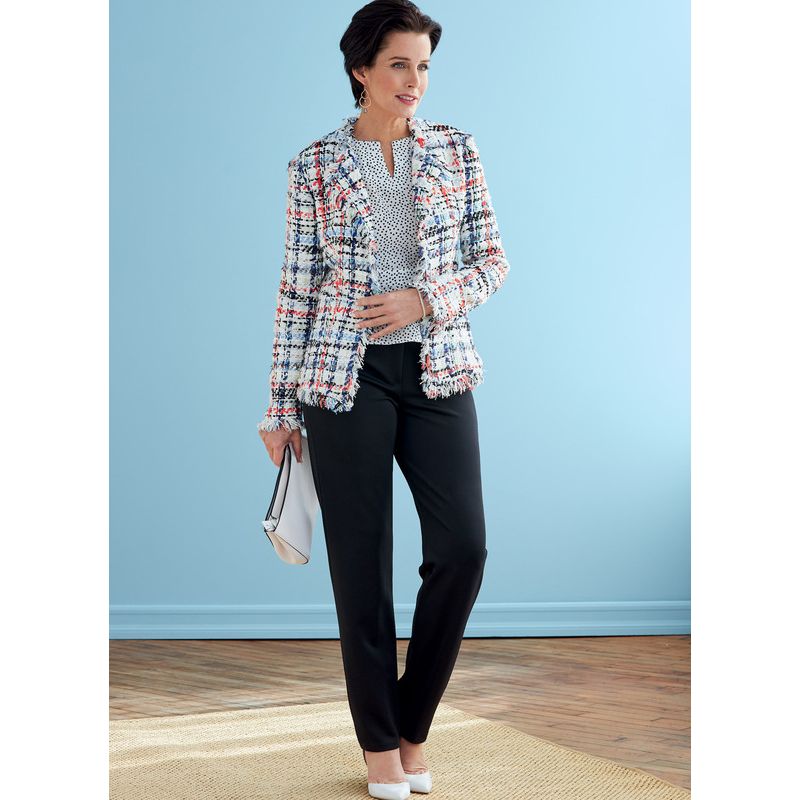 Patron Butterick 6738/A5 - Veste, robe, haut, jupe et pantalon