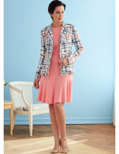 Patron Butterick 6738/A5 - Veste, robe, haut, jupe et pantalon