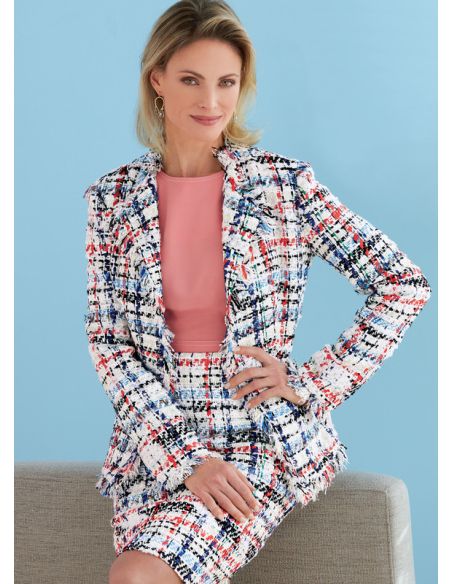 Patron Butterick 6738/A5 - Veste, robe, haut, jupe et pantalon