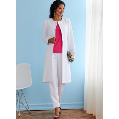 Patron Butterick 6740/B5 - Veste, manteau, haut et pantalon 2