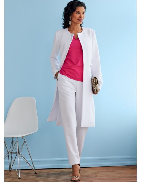 Patron Butterick 6740/B5 - Veste, manteau, haut et pantalon