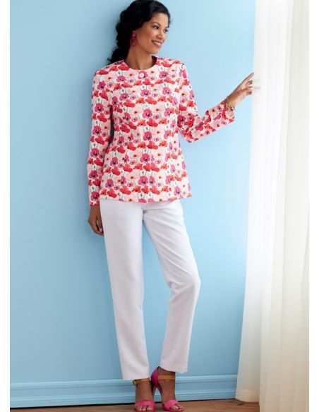 Patron Butterick 6740/B5 - Veste, manteau, haut et pantalon