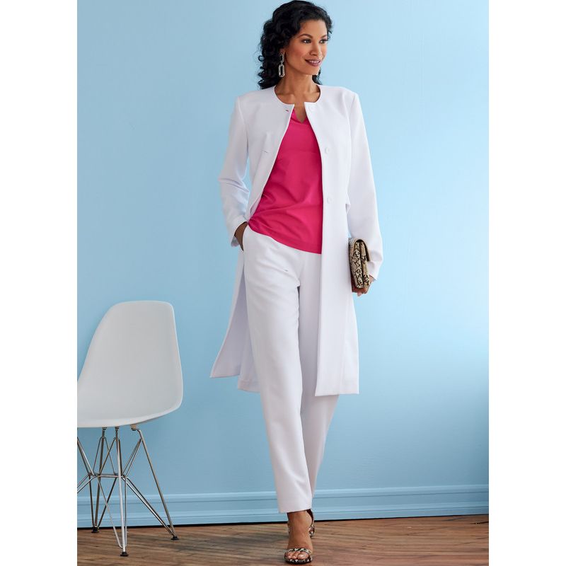 Patron Butterick 6740/B5 - Veste, manteau, haut et pantalon