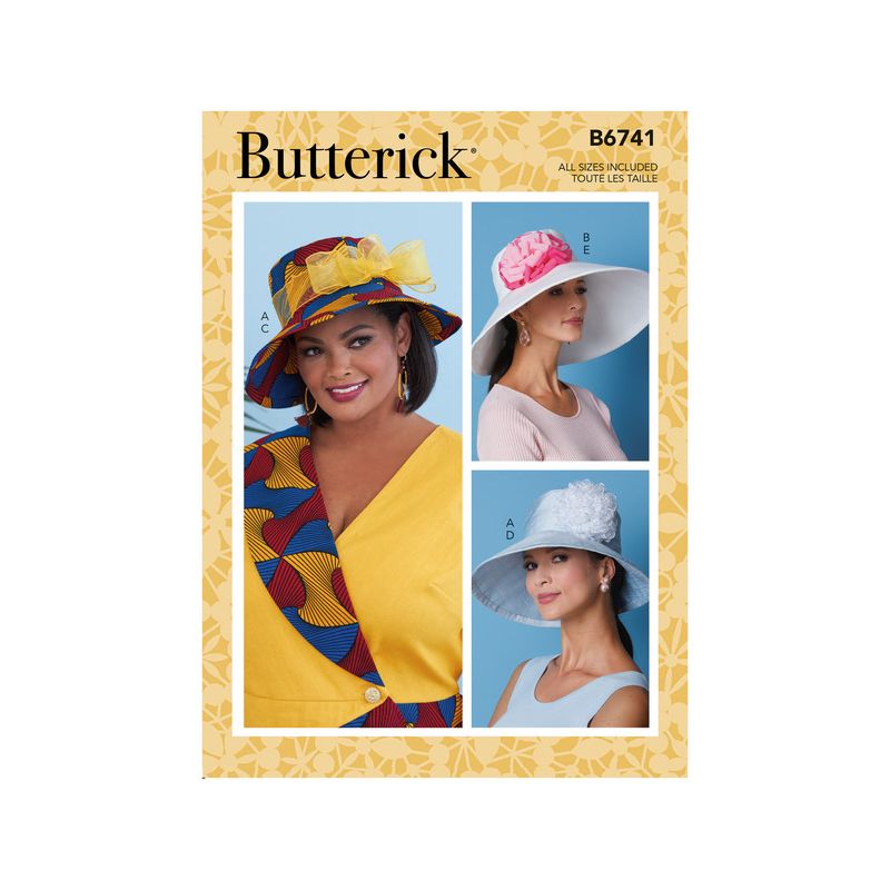 Patron Butterick 6741/A - Chapeau