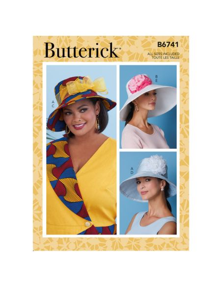 Patron Butterick 6741/A - Chapeau