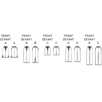 Patron Butterick 6742/B5 - Jupe et pantalon 2