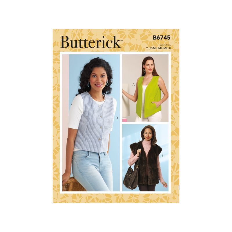 Patron Butterick 6745/Y - Veste