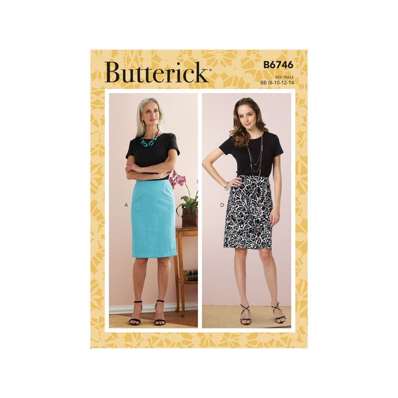 Patron Butterick 6746/BB - Jupe et ceinture