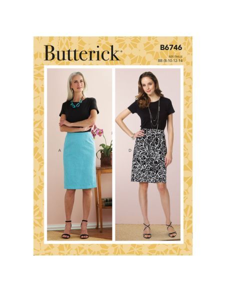 Patron Butterick 6746/BB - Jupe et ceinture