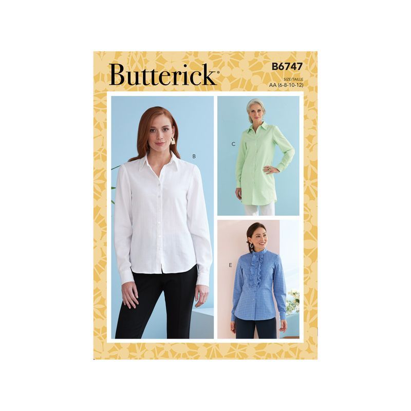 Patron Butterick 6747/AA - Haut