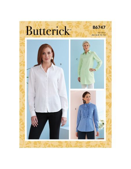 Patron Butterick 6747/AA - Haut