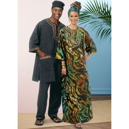 Patron Butterick 6748/XM - Tunique, caftan, pantalon, chapeau et bandeau 2