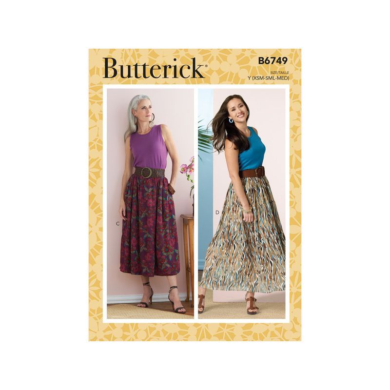 Patron Butterick 6749/Y - Jupe
