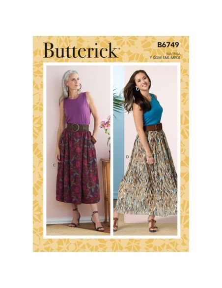 Patron Butterick 6749/Y - Jupe