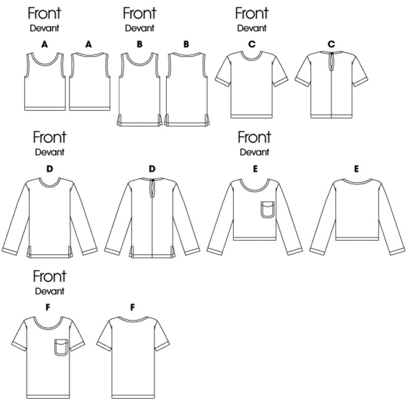 Patron Butterick 6751/B5 - Haut