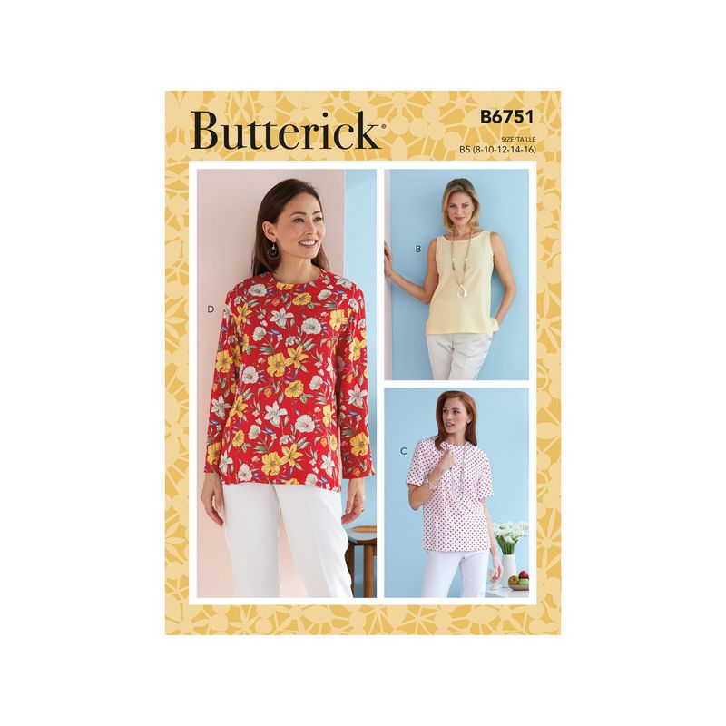 Patron Butterick 6751/B5 - Haut