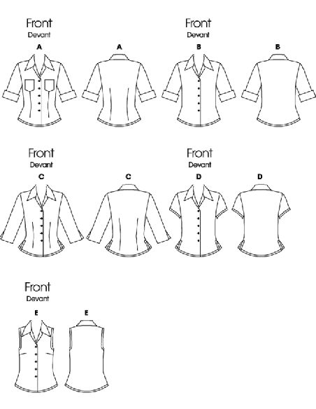 Patron Butterick 6753/B5 - Haut