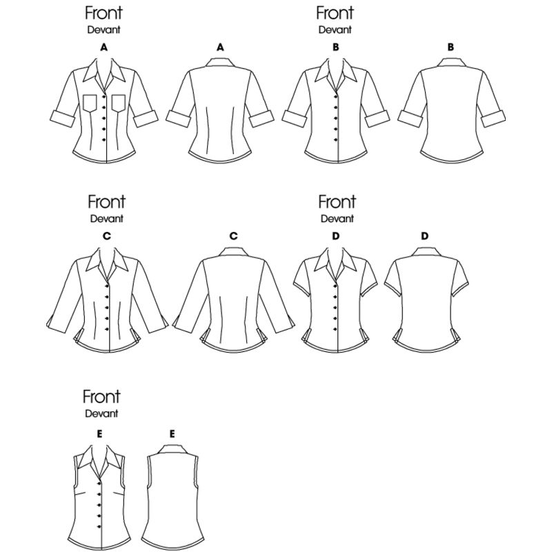 Patron Butterick 6753/B5 - Haut