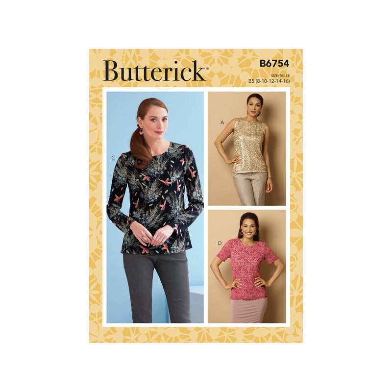 Patron Butterick 6754/B5 - Haut
