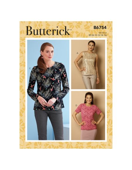 Patron Butterick 6754/B5 - Haut