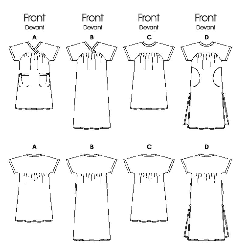 Patron Butterick 6755/RR - Robe