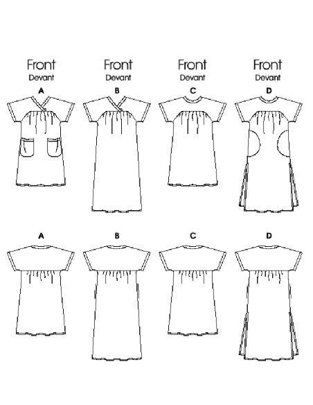 Patron Butterick 6755/RR - Robe