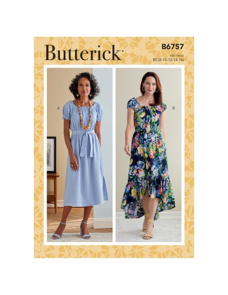 Patron Butterick 6757/B5 - Robe
