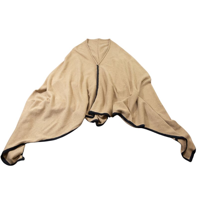 Poncho 100% Yak - Beige (Taille Unique)