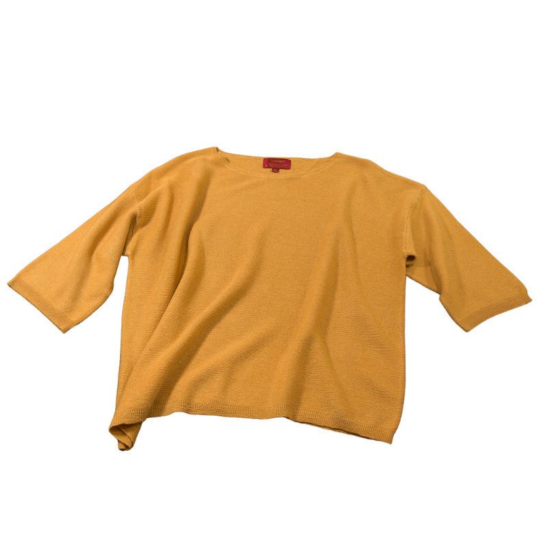 T-shirt tricot 100% Yak - Moutarde (Taille S)