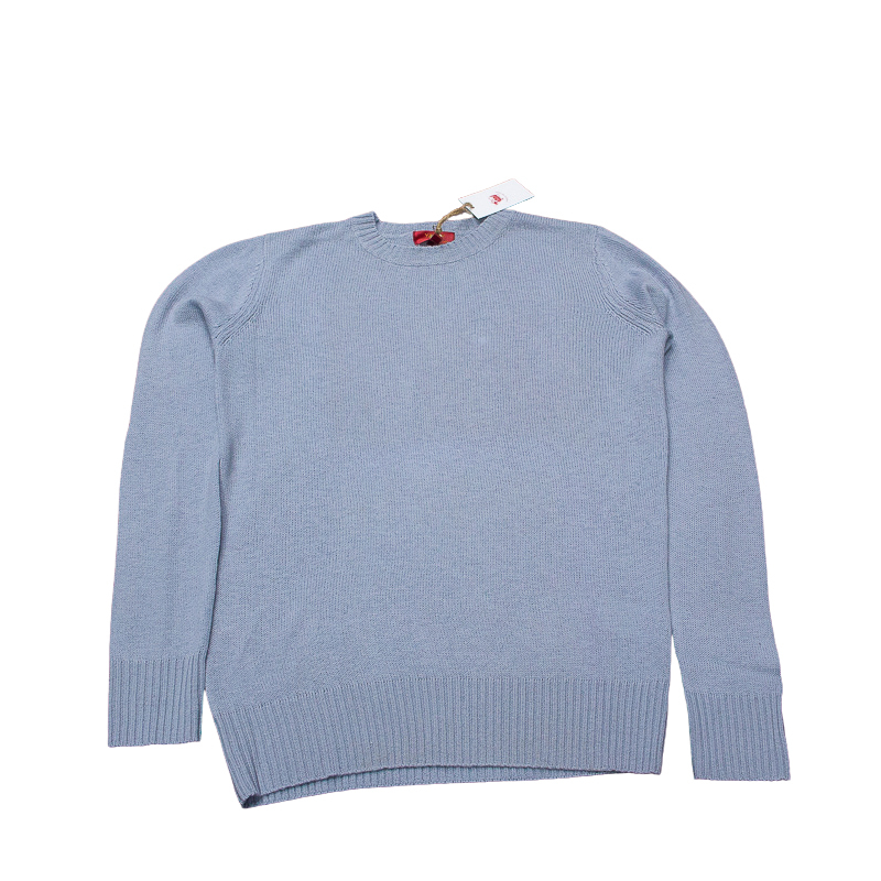 Pull col rond 100% Yak - Ciel (Taille S)