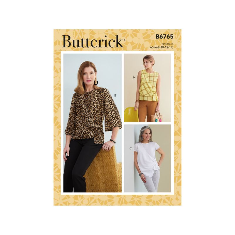 Patron Butterick 6765/A5 - Haut