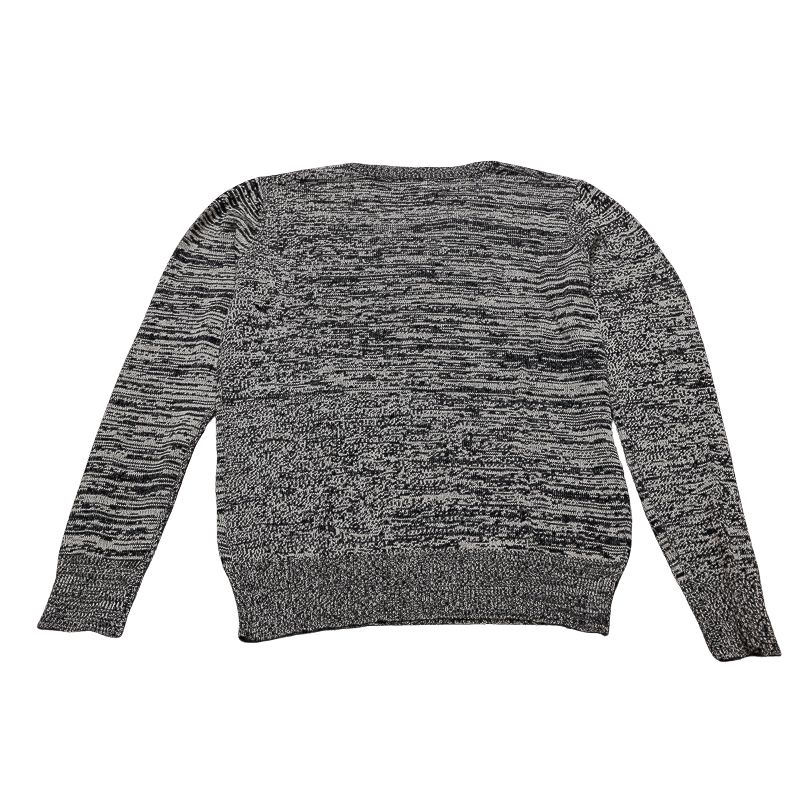 Pull ras de cou 100% Yak - Noir chiné (Taille XXL)