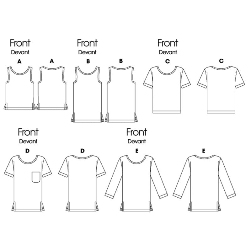 Patron Butterick 6797/A - Haut