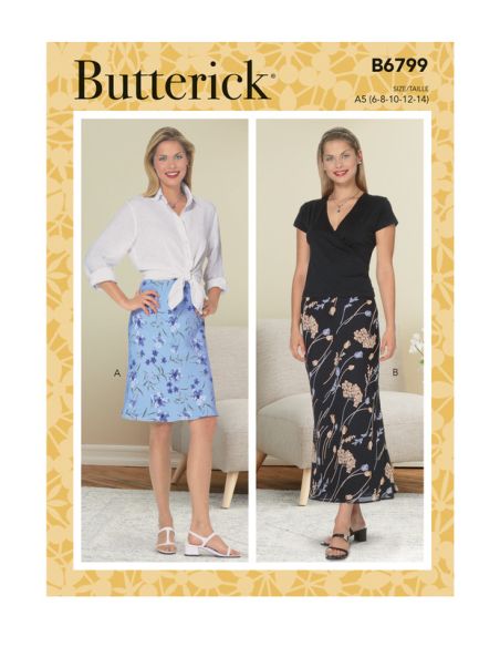 Butterick 6799/A5 - Jupe trapèze