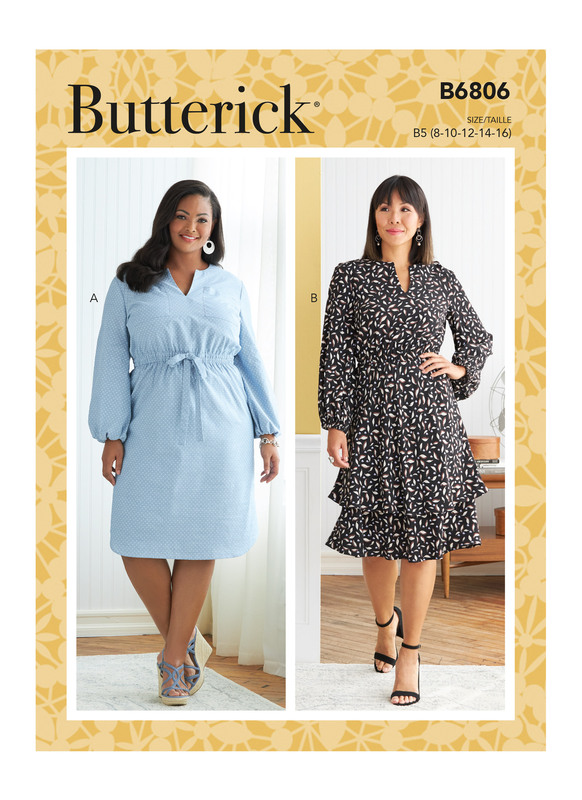 Patron Butterick 6806/B5 - Robe