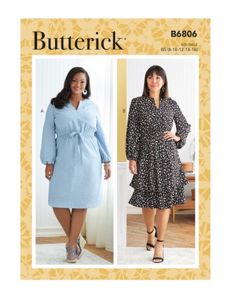 Patron Butterick 6806/B5 - Robe