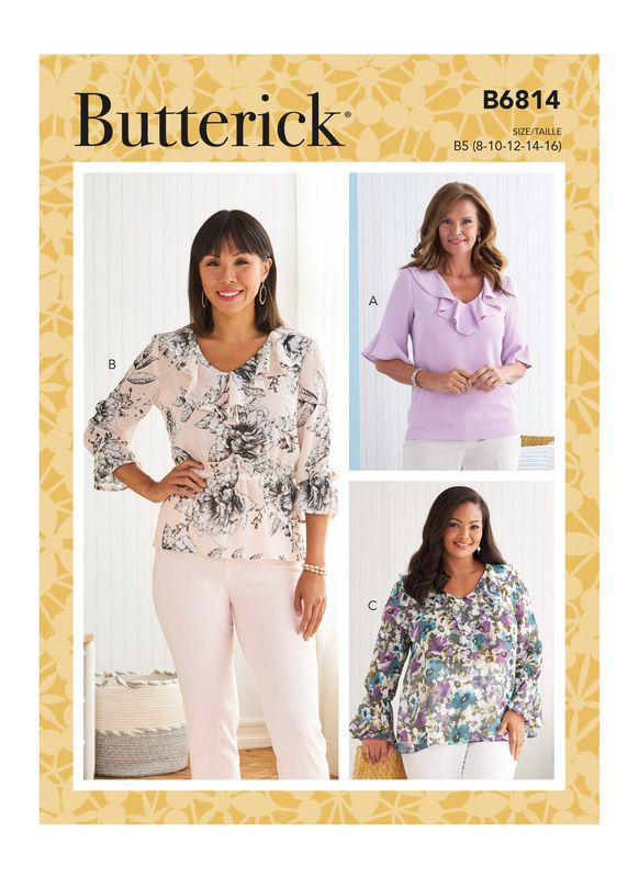 Patron Butterick 6814/RR - Haut