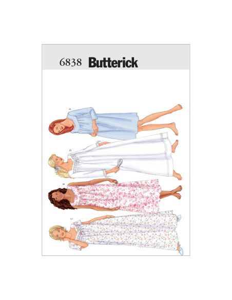 Butterick 6838/XS - Chemise de nuit