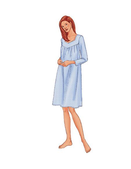 Butterick 6838/XS - Chemise de nuit