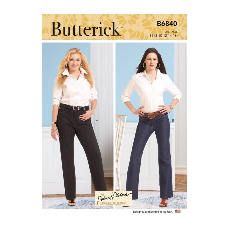 Patron Butterick 6840/B5 - Jean