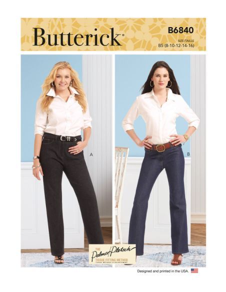 Patron Butterick 6840/B5 - Jean