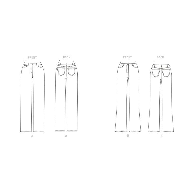 Patron Butterick 6840/B5 - Jean