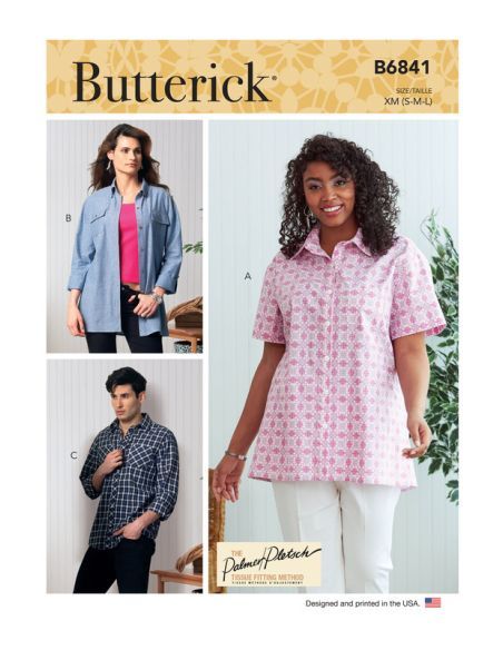 Patron Butterick 6841/XM - Chemise
